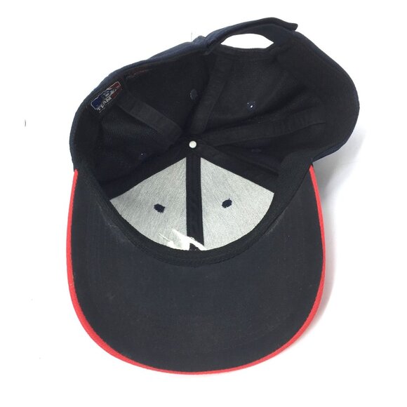 Atlanta Braves Baseball Cap Adjustable Black & Red By OC Sports - Picture 5 of 8